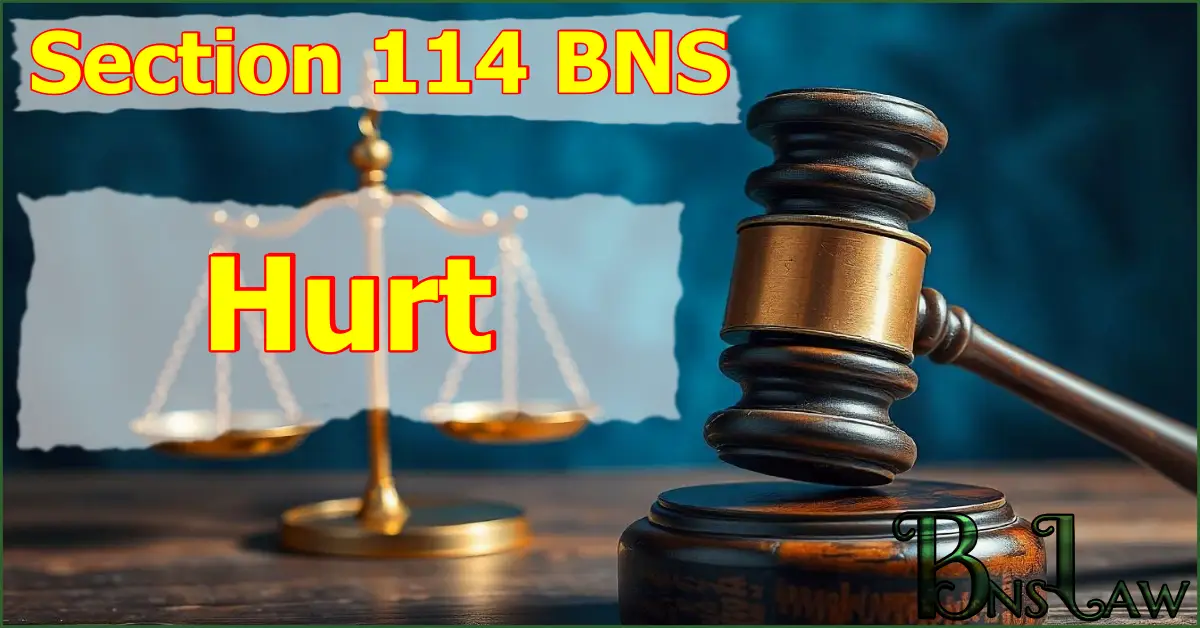 Section 114 BNS: Hurt