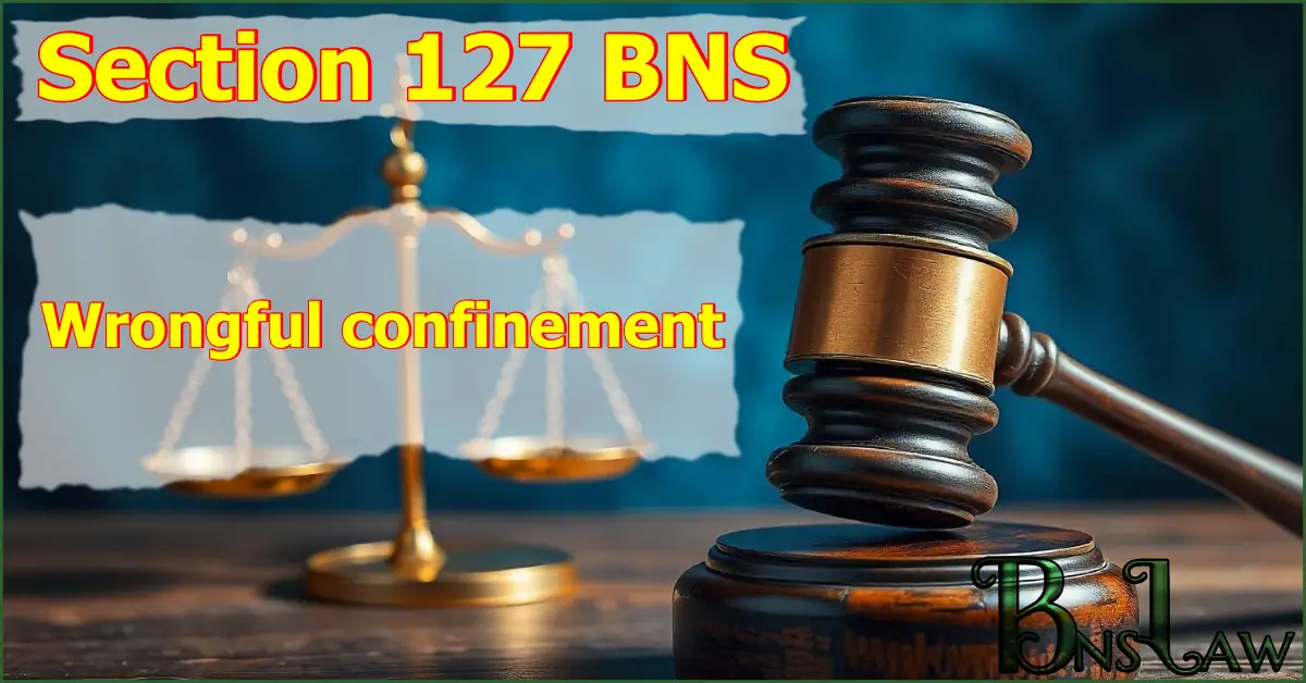 Section 127 BNS: Wrongful confinement