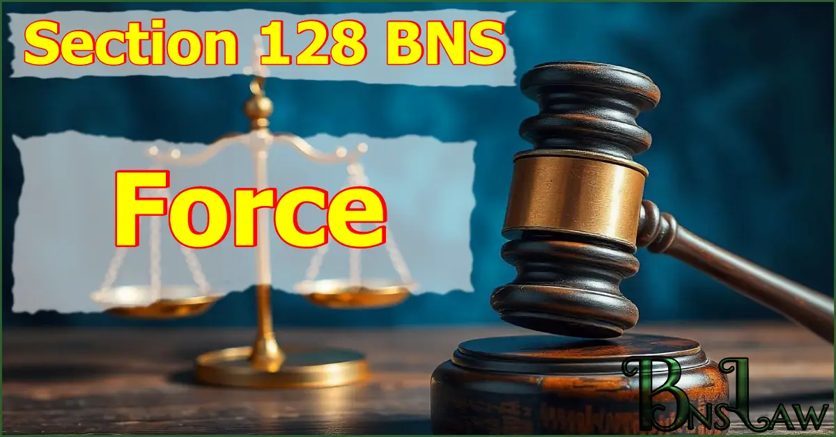 Section 128 BNS: Force