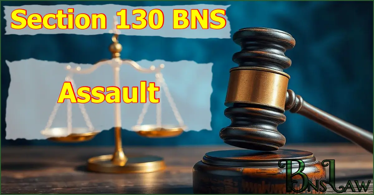 Section 130 BNS: Assault